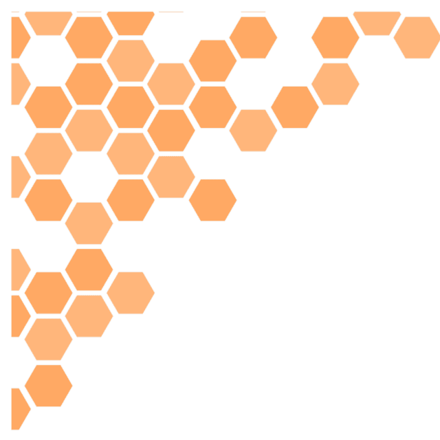 Hex pattern top left